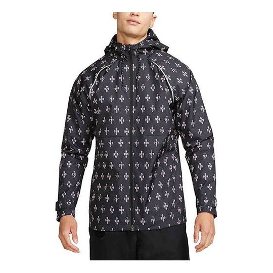 Nike Paris Saint-Germain Casual Soccer/Football Sports Woven Long Sleeves hooded Jacket Black DB4575-010