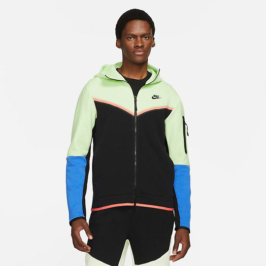 Nike Tech Fleece Full Zip Hoodie 'Lime Ice' CU4489-303 - KICKS CREW