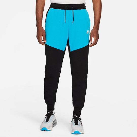 Nike Sportswear Tech Fleece Sweatpants 'Black Blue Fury' CU4495-015
